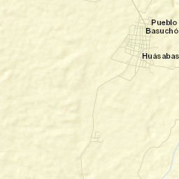 Huásabas Street Map