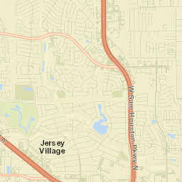 Jersey Village Street Map