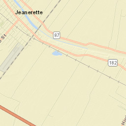 Jeanerette Street Map