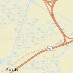 Paradis Street Map