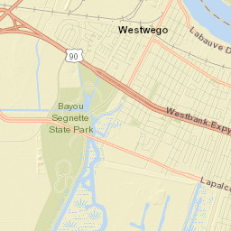 Westwego Street Map