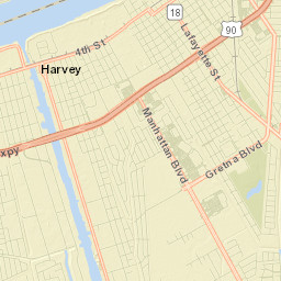 Harvey Street Map