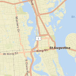 Saint Augustine Street Map