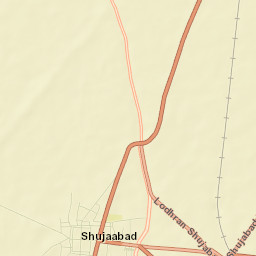 Shujaabad Street Map