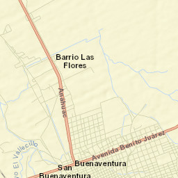 San Buenaventura Street Map