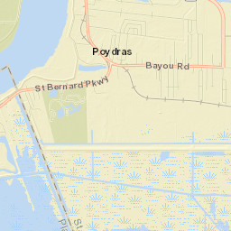 Poydras Street Map