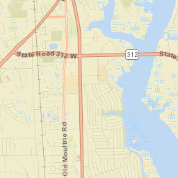 Saint Augustine South Street Map