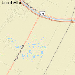 Labadieville Street Map