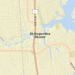 Saint Augustine Shores Street Map