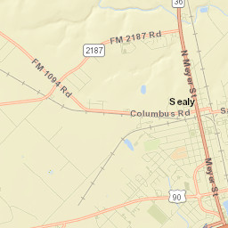 Sealy Street Map