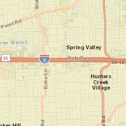 Spring Valley Street Map