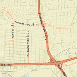 Cloverleaf Street Map