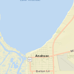 Anahuac Street Map