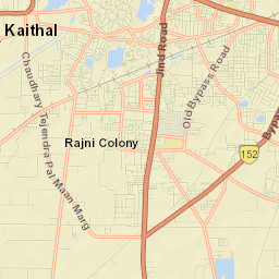 Kaithal Street Map