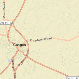 Gangoh Street Map