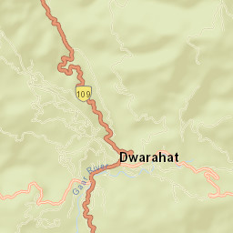 Dwarahat Street Map