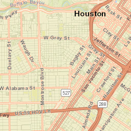 Houston Street Map