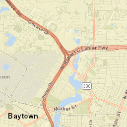 Baytown Street Map