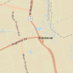 Schriever Street Map