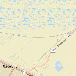 Raceland Street Map