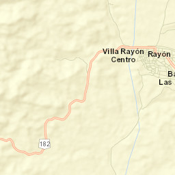Rayón Street Map