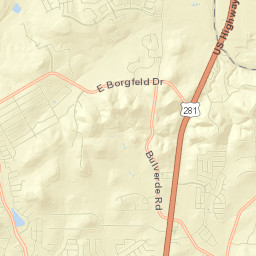 Timberwood Park Street Map