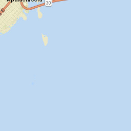 Apalachicola Street Map