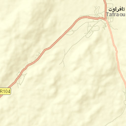 Tafraout Street Map