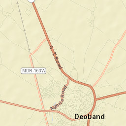 Deoband Street Map