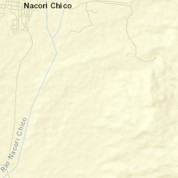 Nácori Chico Street Map