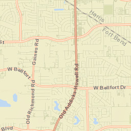 Four Corners Street Map