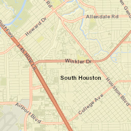 South Houston Street Map