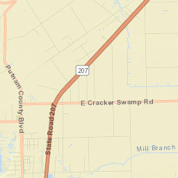 East Palatka Street Map