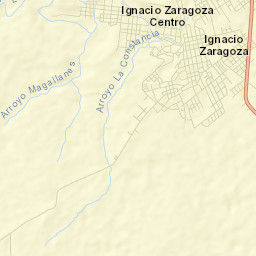 Ignacio Zaragoza Street Map