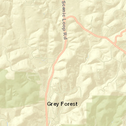 Cross Mountain Street Map
