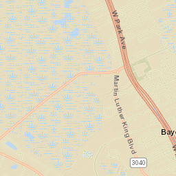 Bayou Cane Street Map