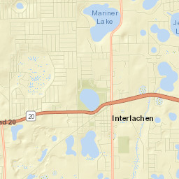 Interlachen Street Map