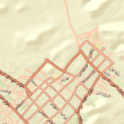 Kazerun Street Map