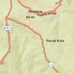 Ranikhet Street Map