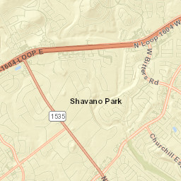 Shavano Park Street Map