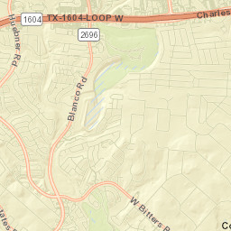 Hill Country Village Street Map