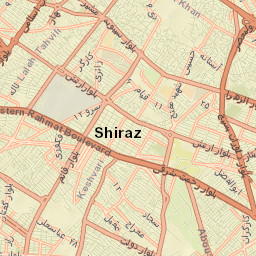 Shiraz Street Map
