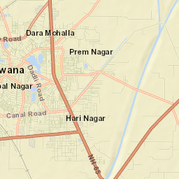 Narwana Street Map