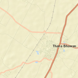 Thana Bhawan Street Map