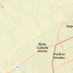 Manuel Ojinaga Street Map