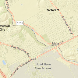 325-413 Kitty Hawk Road, Universal City, TX Street Map