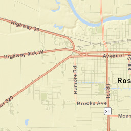 Rosenberg Street Map