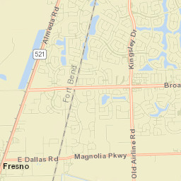 Fresno Street Map