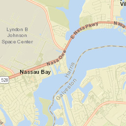 Nassau Bay Street Map