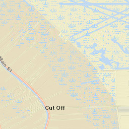 Cut Off Street Map